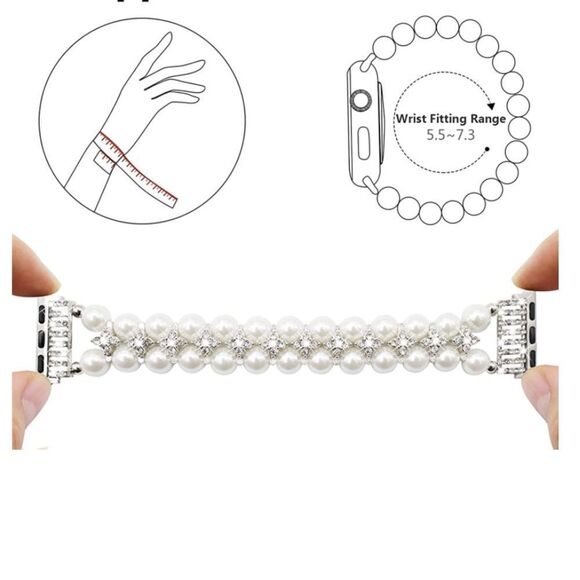 Pearl Gems Bracelet Band for Apple Watch main image 4